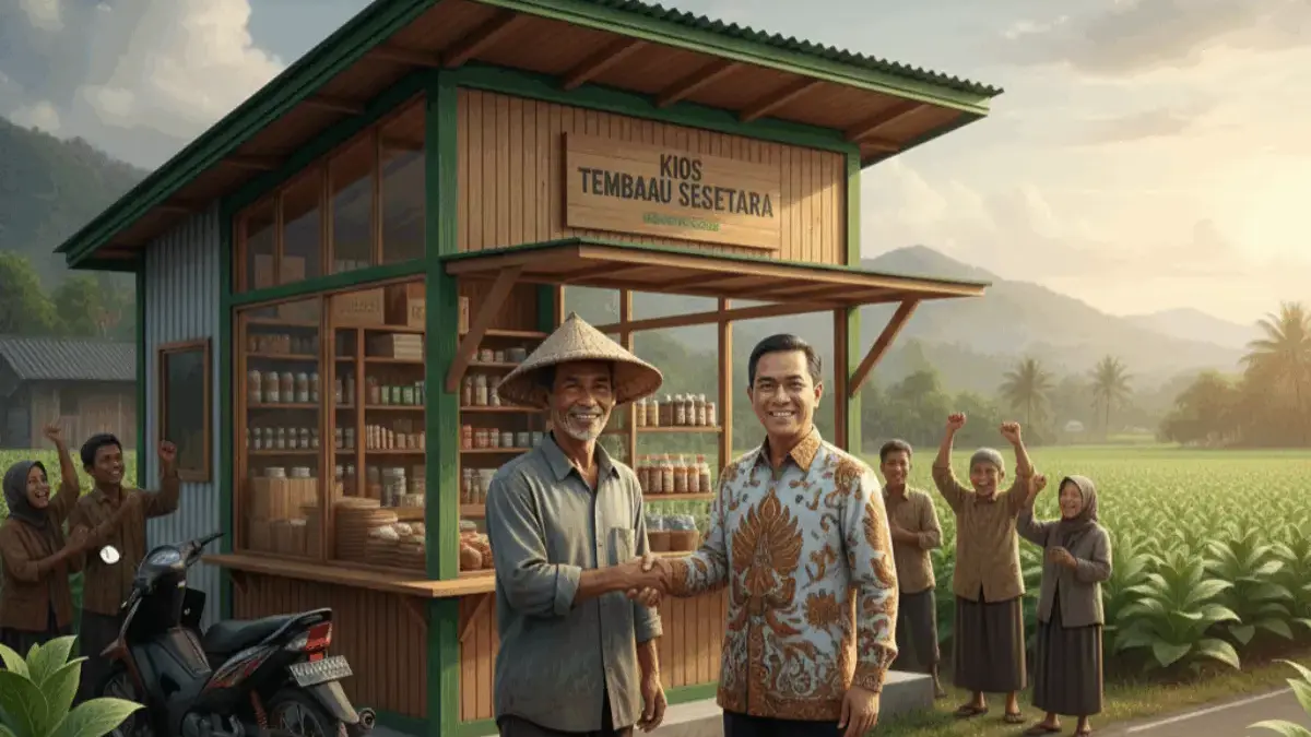 Serahkan Bantuan untuk Petani Tembakau dan Kopi Demi Jaga Ketahanan Pangan