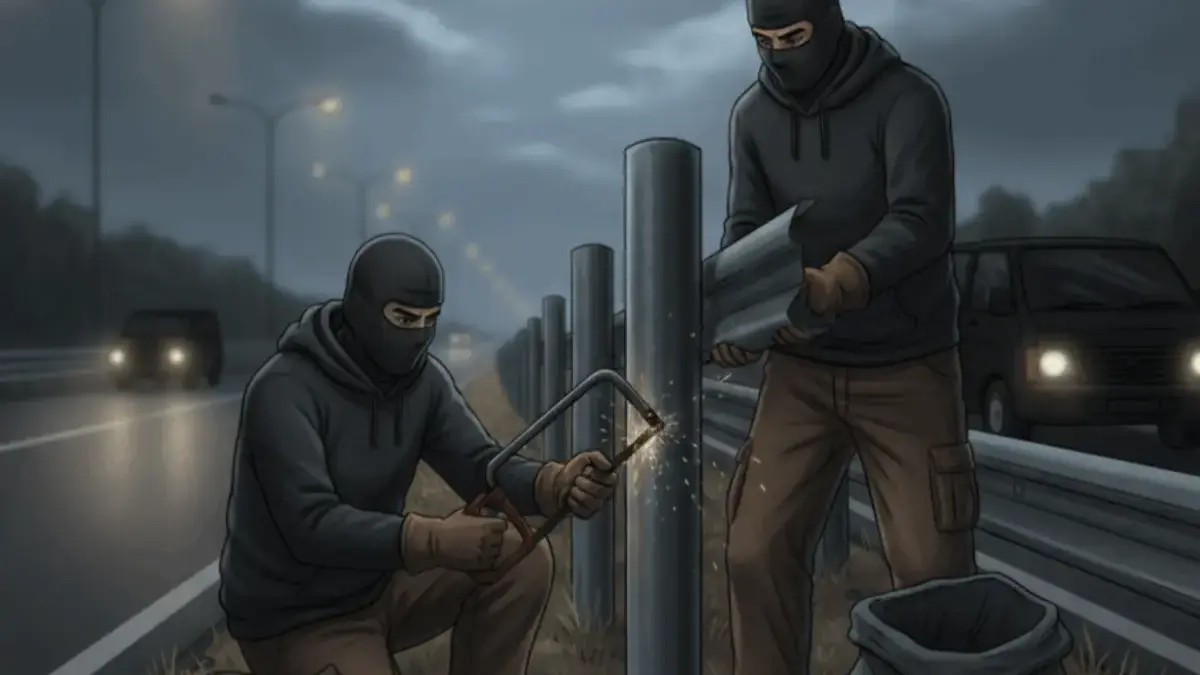 Kerja Sama Kakak-Adik dalam Aksi Curi Besi di Tol Cisumdawu: Siapa Otak di Balik Kemudi?