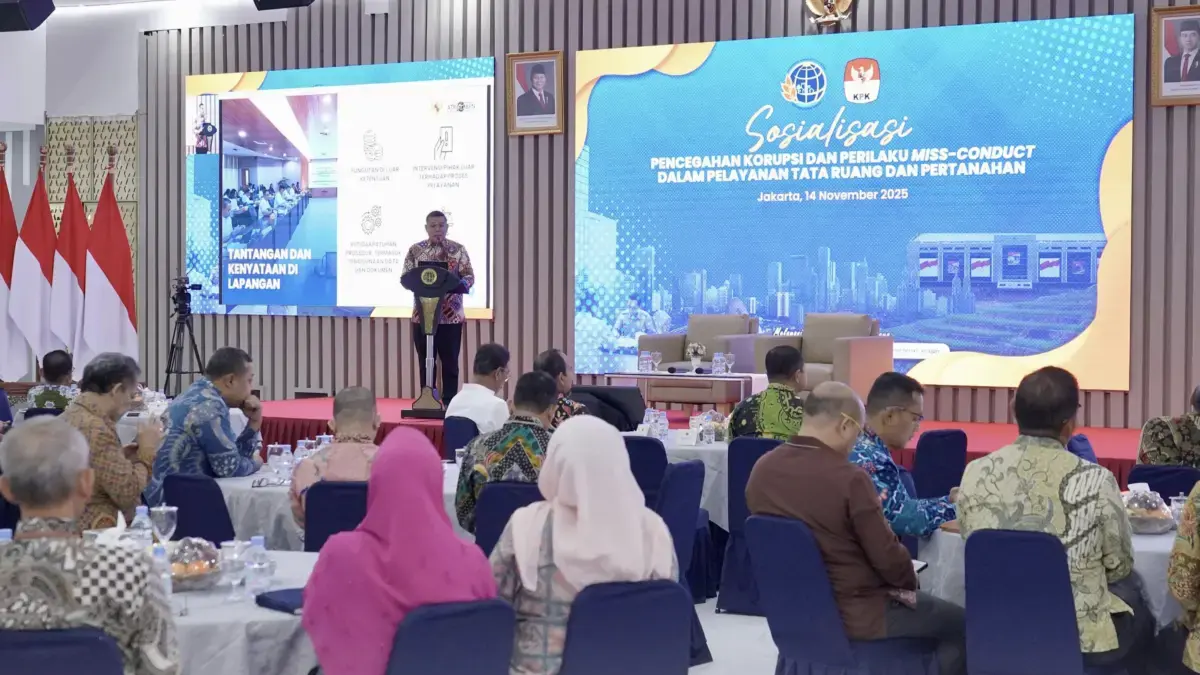 Kementerian ATR/BPN Perkuat Jajaran dalam Pencegahan Korupsi dan Perilaku Misconduct dalam Layanan Pertanahan Kementerian ATR/BPN Perkuat Jajaran dalam Pencegahan Korupsi dan Perilaku Misconduct dalam Layanan Pertanahan