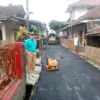 Pemdes Rancamulya Hotmix Jalan Desa