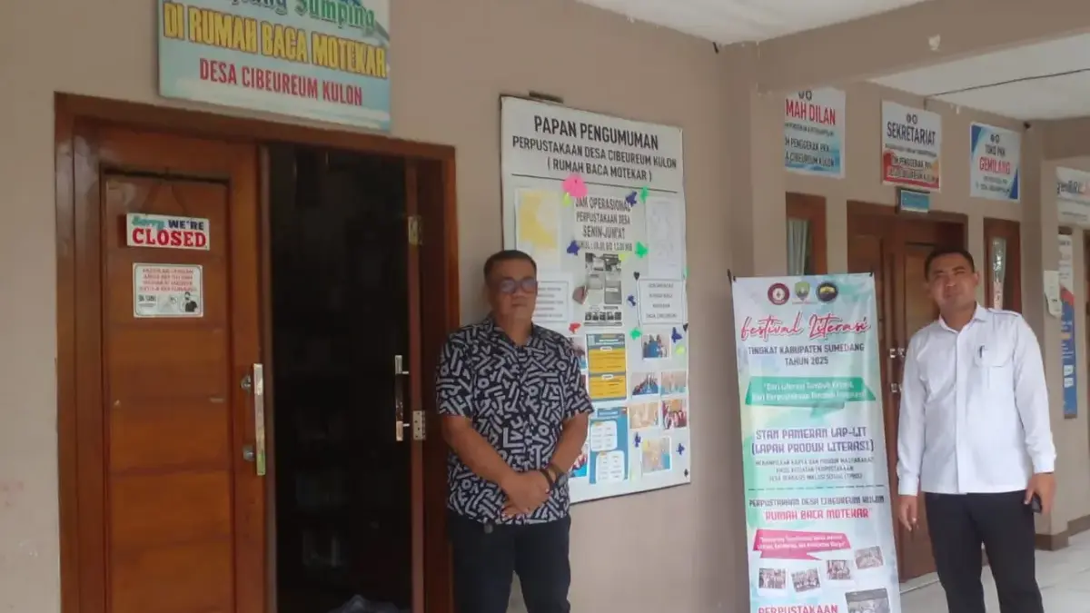 Rumah Baca Motekar Melesat Berkat Sinergi Desa