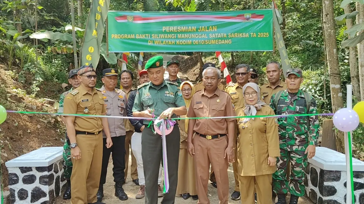 BSMSS 2025 di Darmaraja, Bukti Nyata Kemanunggalan TNI dan Rakyat dalam Membangun Sumedang