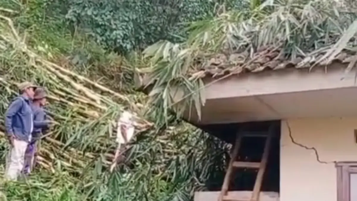 Pemdes Mandalaherang Evakuasi Rumah Warga Tertimpa Rumpun Bambu di Cimalaka Pemdes Mandalaherang Evakuasi Rumah Warga Tertimpa Rumpun Bambu di Cimalaka