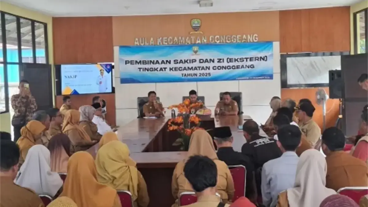 Pelayanan Baik dan Pembangunan Nyata, Wabup Sumedang Tekankan SAKIP di Conggeang