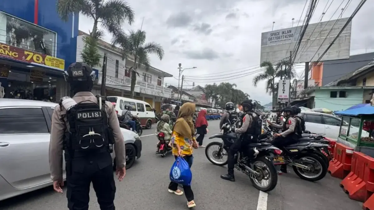 Operasi Lilin Lodaya 2025, Polres Sumedang Jaga Ketat Tempat Keramaian Nataru
