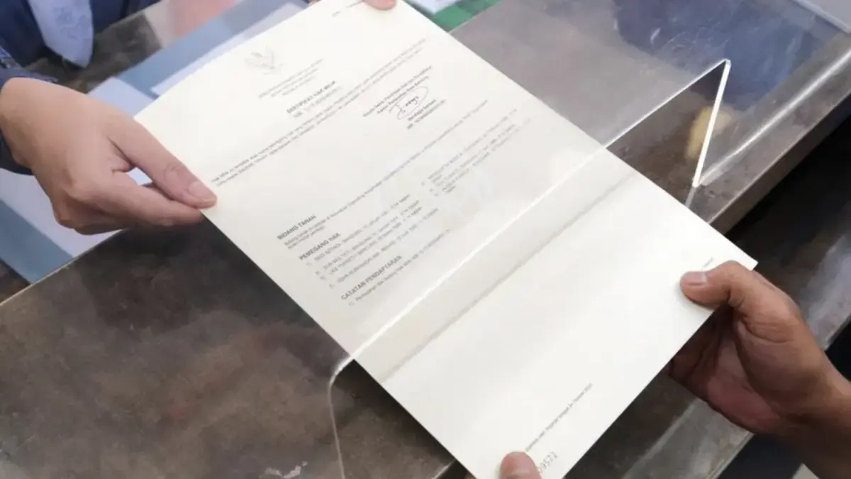 Cek Keabsahan Sertipikat Elektronik Lebih Mudah: Tinggal Scan Barcode Cek Keabsahan Sertipikat Elektronik Lebih Mudah: Tinggal Scan Barcode