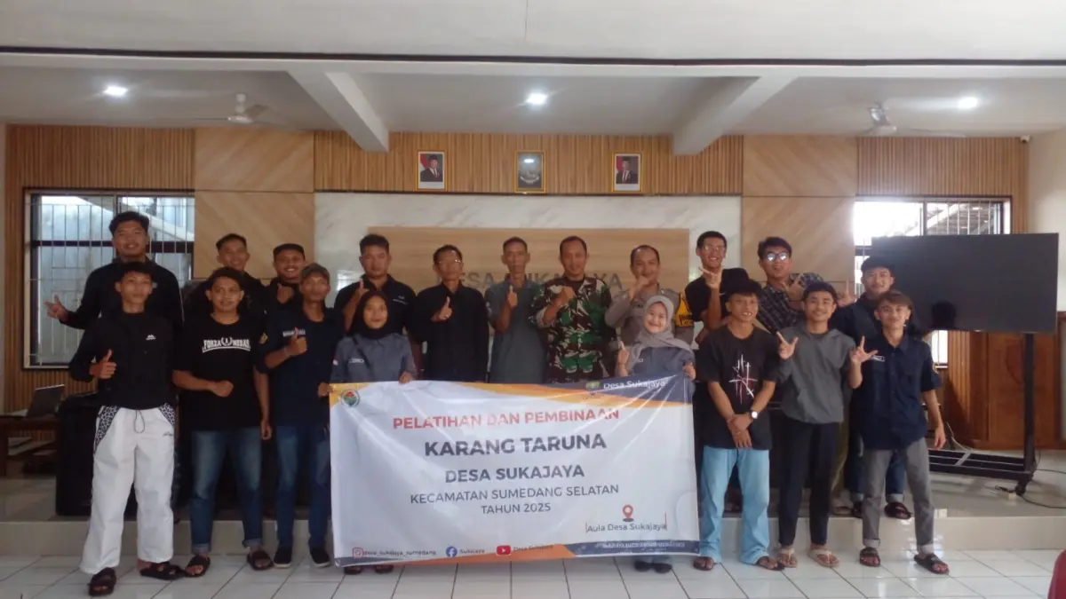 Pemdes Sukajaya Gelar Pelatihan dan Pembinaan Karang Taruna dan LPM