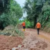 Longsor Tutupi Akses Jalan Surian, BPBD Kerahkan Alat Berat untuk Pemulihan