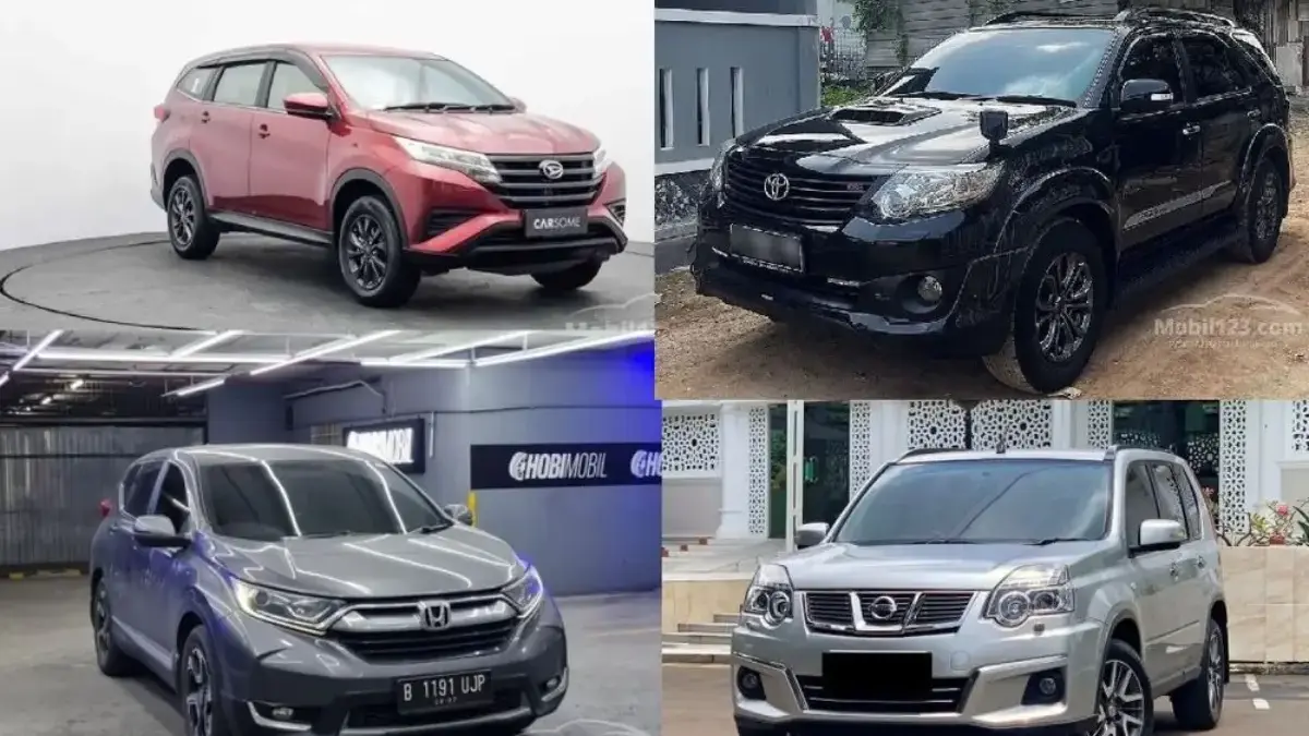 Butuh Kendaraan Cepat Jelang Akhir Tahun? Berikut 7 Pilihan Mobil SUV Bekas Seharga Rp40-60 Jutaan
