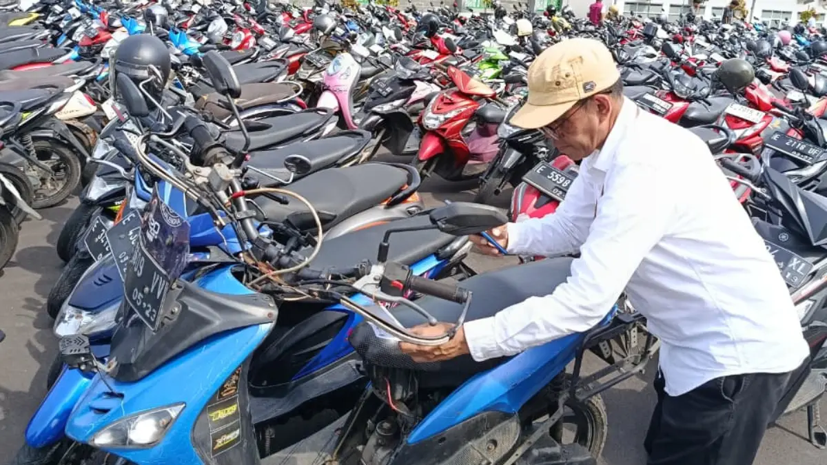 ASN P3DW Majalengka Turun Lapangan Telusuri Kendaraan Bermotor Menunggak PKB ASN P3DW Majalengka