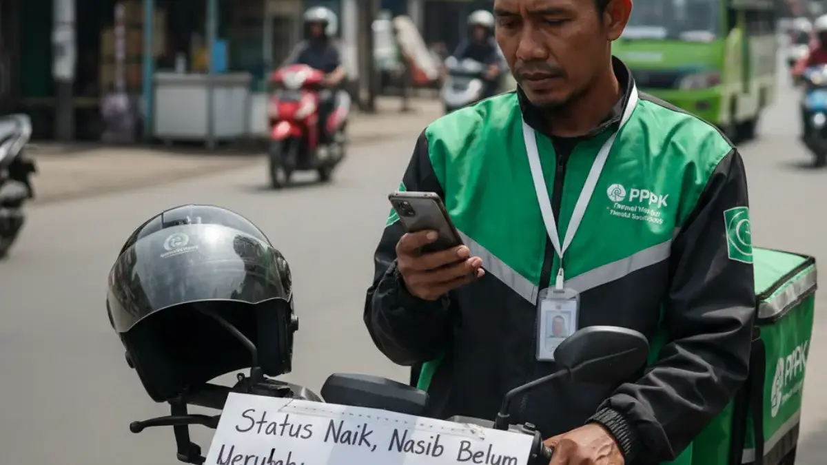 Status Naik, Nasib Belum Berubah: PPPK Paruh Waktu di Sumedang Masih Ngemudi Ojol Status Naik, Nasib Belum Berubah: PPPK Paruh Waktu di Sumedang Masih Ngemudi Ojol