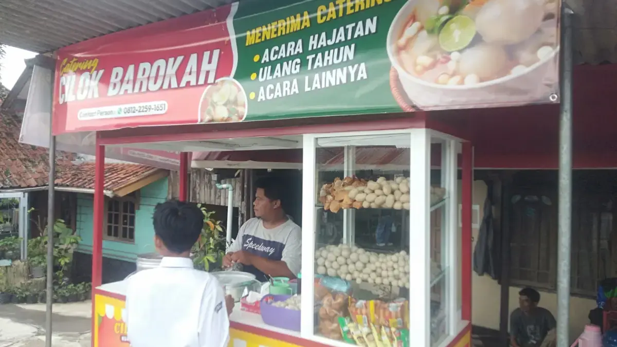 Cilok Goang Barokah Cimalaka, Jajanan Pedas Berkuah yang Bikin Penasaran Pecinta Kuliner Sumedang Cilok Goang Barakah
