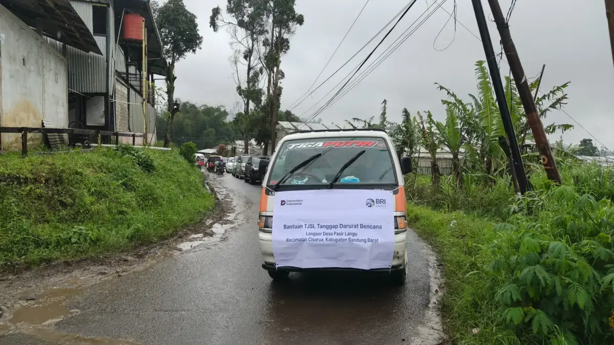 BRI Salurkan Bantuan Lanjutan TJSL Tanggap Darurat Bencana untuk Penyintas Longsor Cisarua