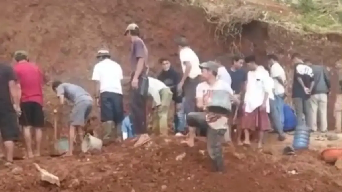 Longsor Cisempur Jatinangor Sumedang