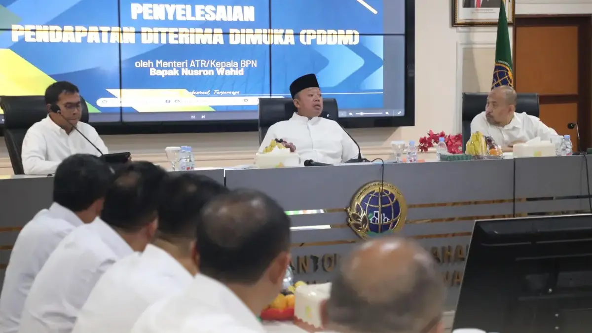 Menteri Nusron Kumpulkan Sejumlah Kepala Kantor Pertanahan di Jawa Barat