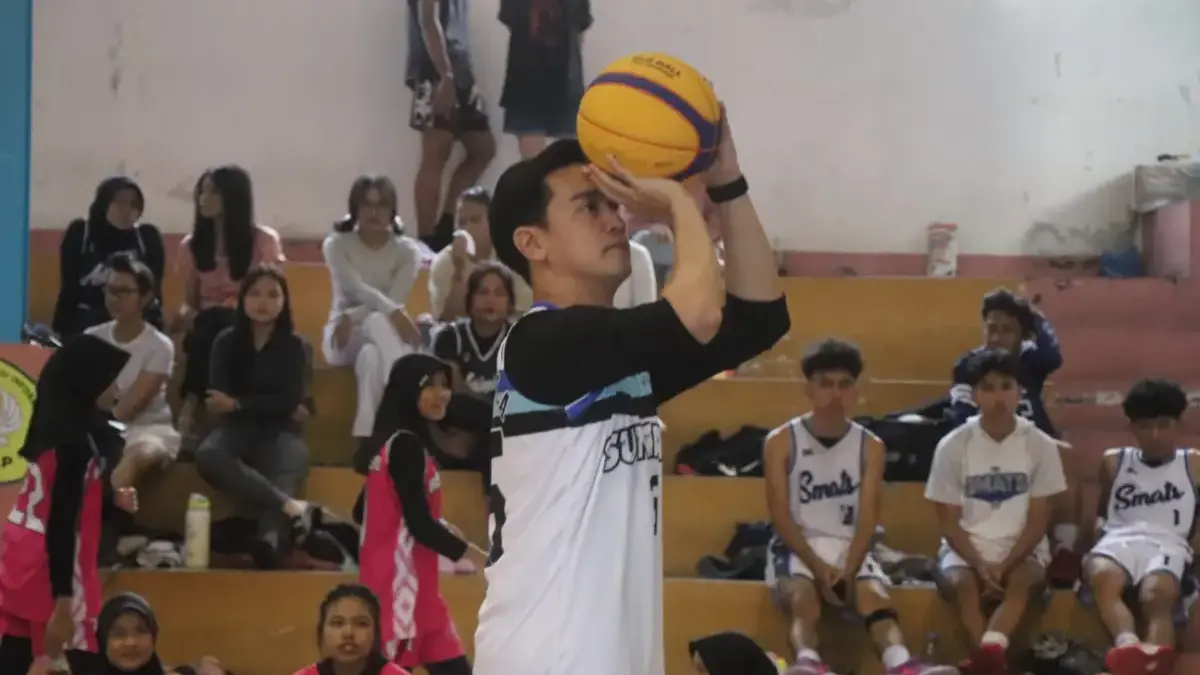 Kejuaraan Basket Pelajar 3 on 3 Berakhir, Wabup Sumedang Beri Motivasi Peserta