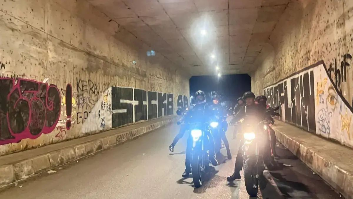 Saling Kejar-kejaran, Dua Pemotor Ugal-ugalan Dibekuk Polisi Sumedang saat Patroli Malam Petugas kepolisian