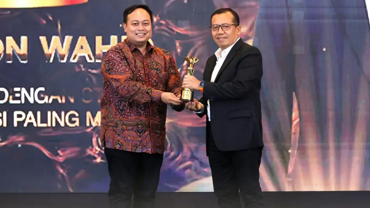 Kementerian ATR/BPN Terima Penghargaan dari INDOPOSCO atas Diseminasi Strategi Komunikasi yang Paling Masif