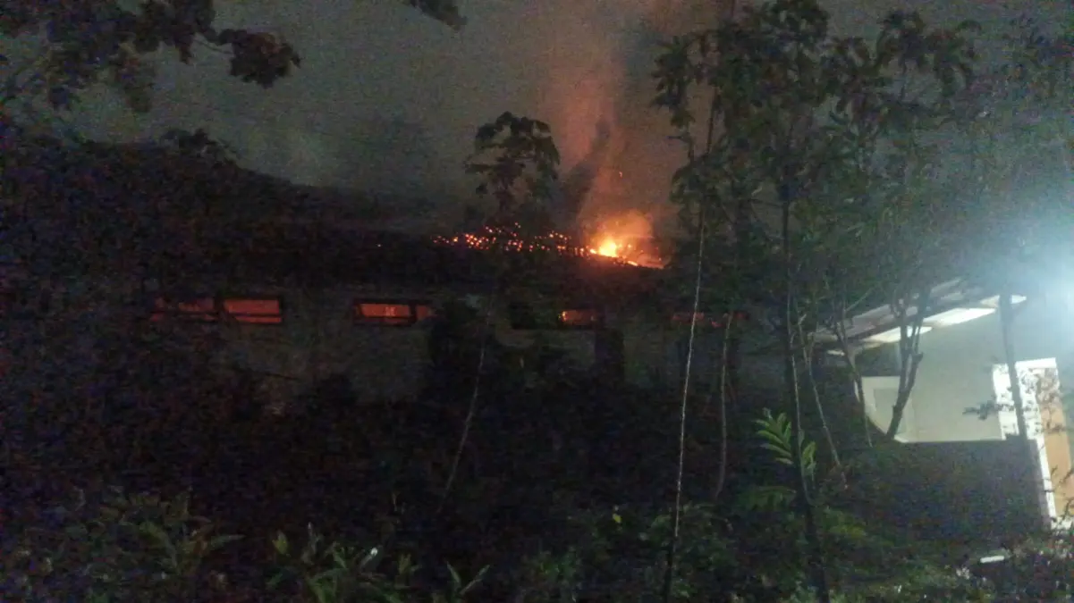 kebakaran gereja IPDN