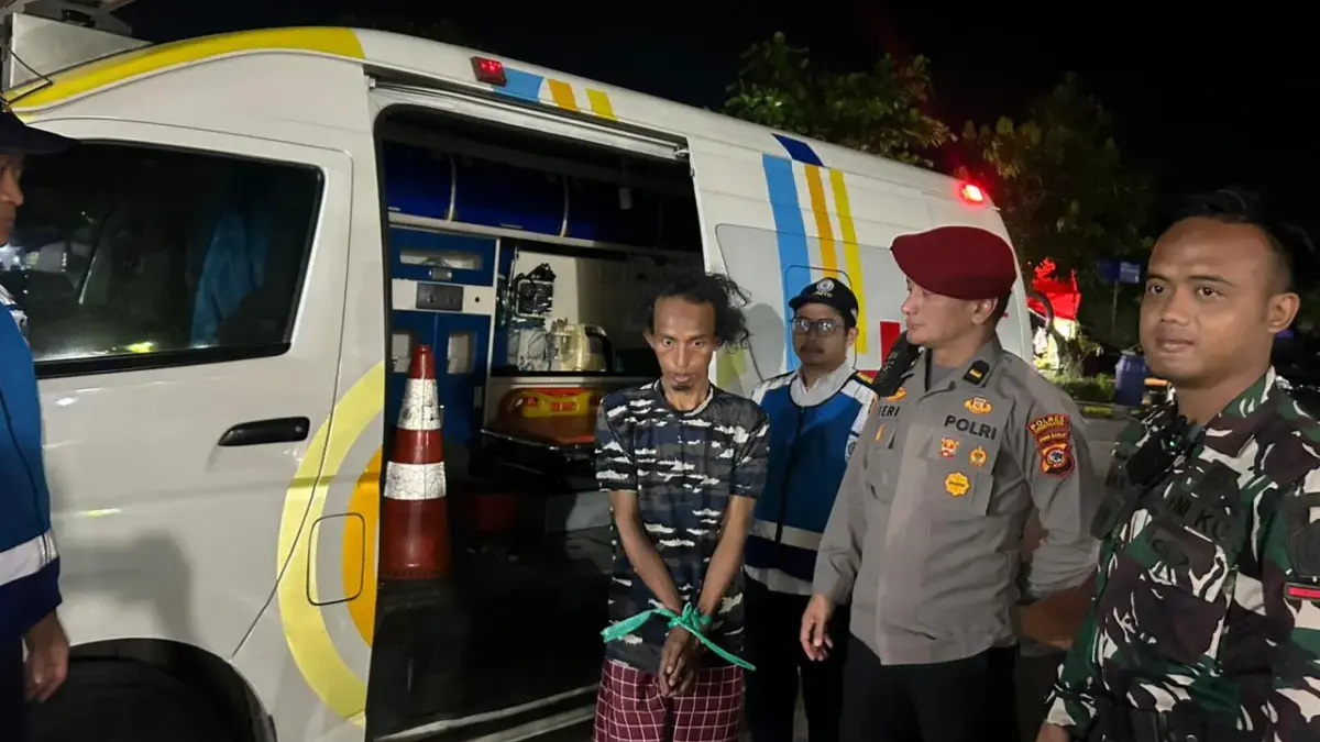 Pria Berteriak di Pinggir Tol Palikanci Diamankan Polisi, Respons Cepat Cegah Bahaya di Jalur Mudik Tol Palikanci
