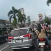 H-2 Menjelang Lebaran Jalur Taman Endog Griya Macet Total