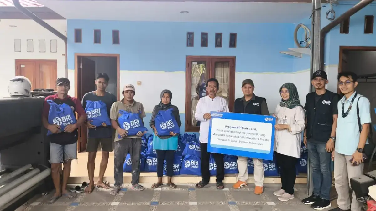 Sinergi BRI RO Bandung dan BO Jatibarang: Salurkan 5.000 Paket Sembako untuk Masyarakat Kurang Mampu