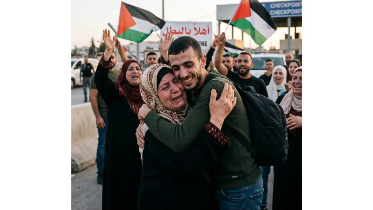 Momen Haru Ibu Sambut Anak yang Ditahan Israel Selama 3 Tahun Momen Haru Ibu Sambut Anak yang Ditahan Israel Selama 3 Tahun