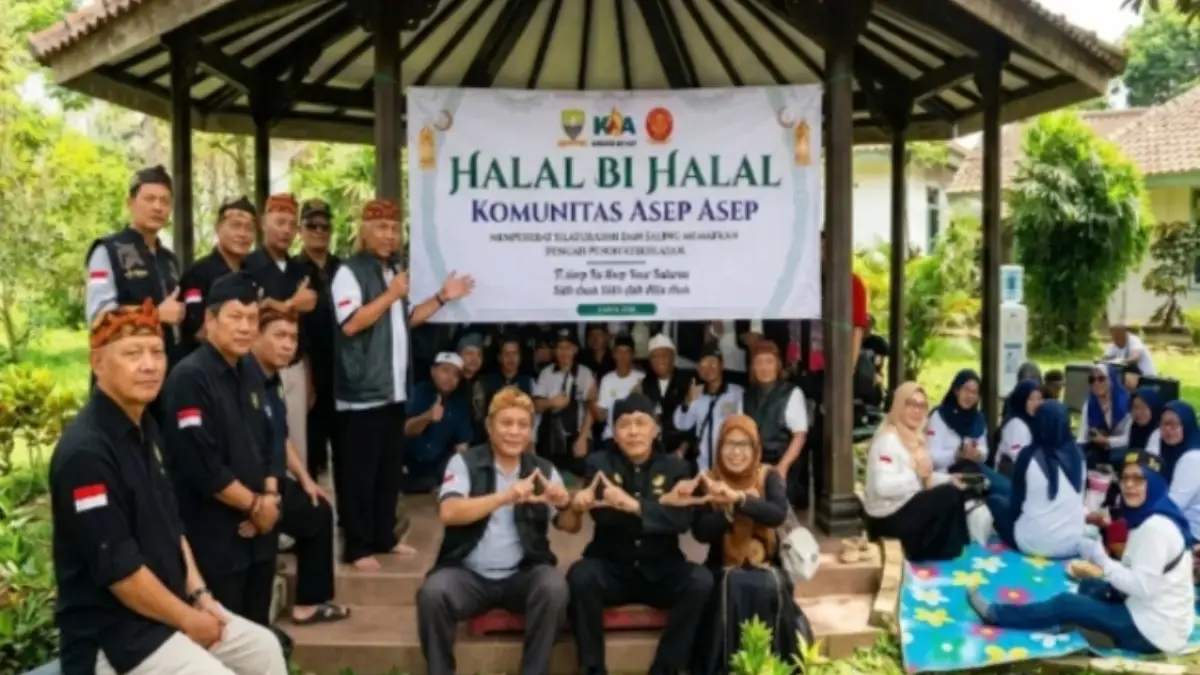 Halal bil halal DPD KAA Kabupaten Sumedang 4 April 2026, di Srimanganti Kraton Sumedang Larang, di hadiri angg