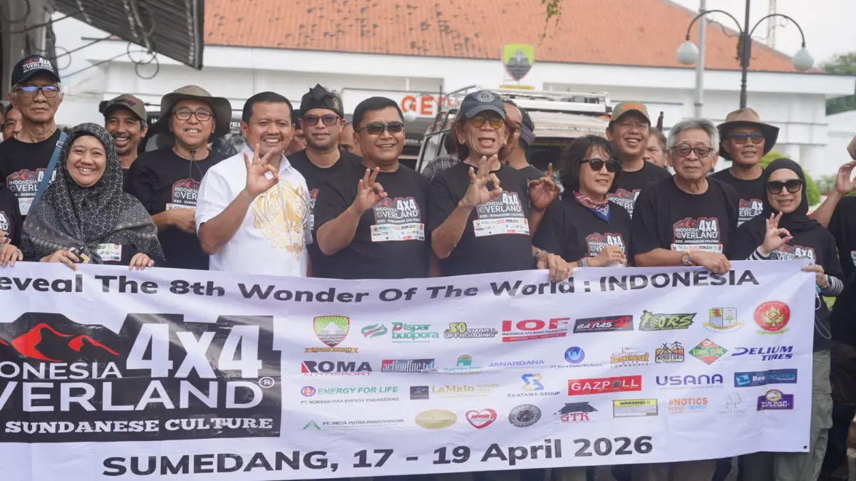 Bupati Dony Lepas Overland 4x4 XXII, Promosikan Surga Tersembunyi Sumedang