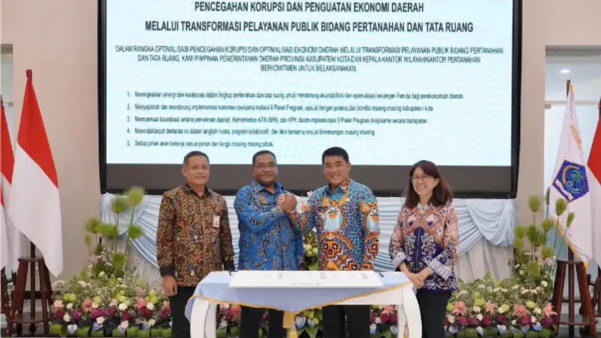 Kementrian ATR/ BPN dan KPK Jadikan Sulut Lokasi Pencontohan Transformasi Pelayanan Publik Pertanahan