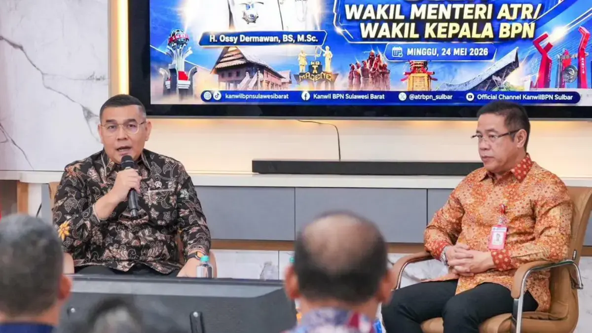 Sambangi Sulbar, Wamen Ossy Imbau GTRA Jadi Kunci Penyelesaian Konflik Pertanahan