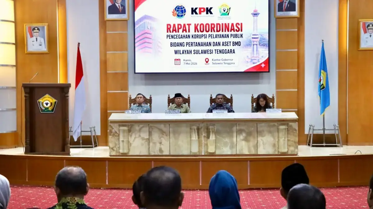 Rakor Kementrian ATR/BPN, KPK dan Pemda Sultra, Hasilkan Pencegahan Korupsi dan Peningkatan Ekonomi Daerah Rakor Kementrian ATR/BPN, KPK dan Pemda Sultra, Hasilkan Pencegahan Korupsi dan Peningkatan Ekonomi Daerah