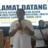 Bupati Sumedang Dony Ahmad Munir membuka kegiatan puncak peringatan Hari Buruh Internasional (May Day) tingkat