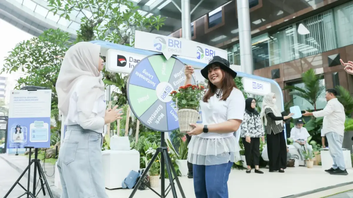 Peringati Hari Lingkungan Hidup Sedunia, BRI Dorong Kesadaran Budaya  Kelola Sampah melalui Green Action BRI P