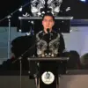 Wakil Bupati Sumedang M. Fajar Aldila saat menghadiri kegiatan Symphony of Dream dalam rangka Pelepasa