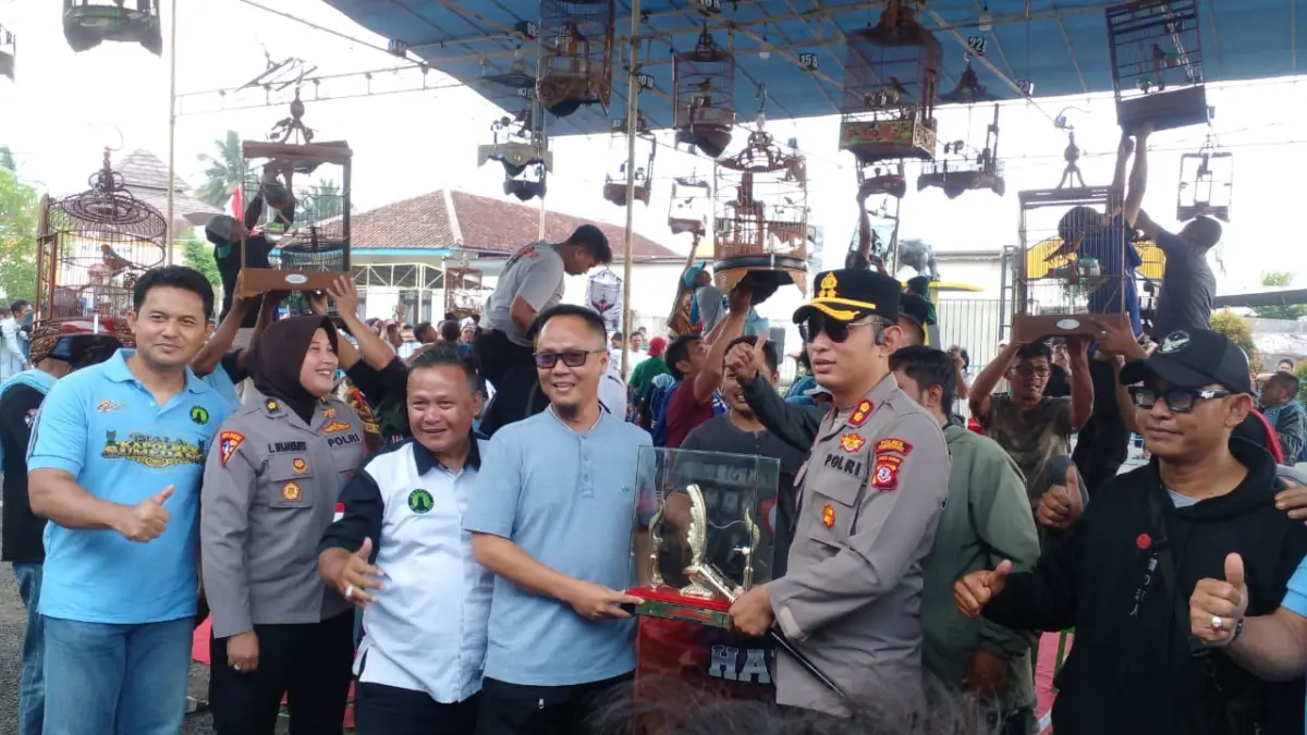 HUT Bhayangkara Ke 80 Polres Sumedang Gelar Lomba Burung Berkicau