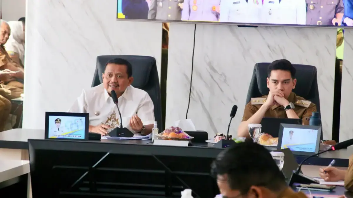 Bupati Sumedang Dony Ahmad Munir memimpin rapat koordinasi Pencegahan Kekerasan terhadap Perempuan dan Anak s
