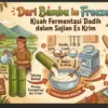 Dari Bambu ke Freezer: Kisah Fermentasi Dadih dalam Sajian Es Krim