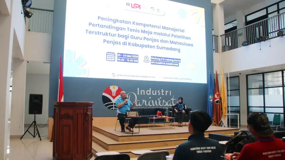 UPI Sumedang Gelar Pelatihan Manajerial Pertandingan Tenis Meja UPI Sumedang Gelar Pelatihan Manajerial Pertandingan Tenis Meja