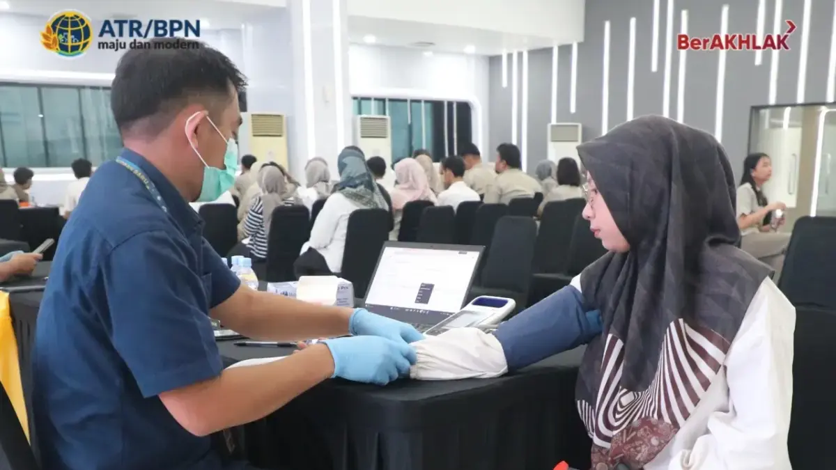 Kementerian ATR/BPN Gelar Cek Kesehatan Gratis, Pegawai Sambut Positif untuk Deteksi Dini Penyakit