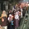 Desa Cipanas Menyambut Tahun Baru Islam dengan Pawai Obor