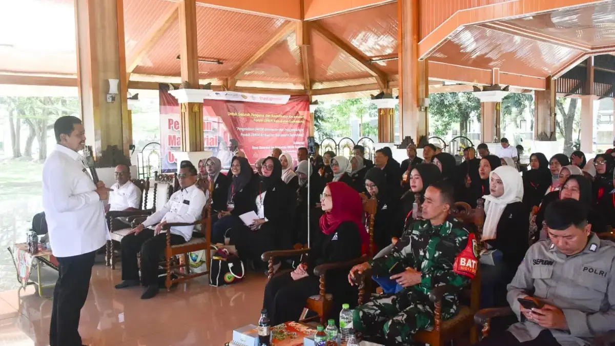 Pelaku UMKM Sumedang Diberikan Pelatihan Manajerial Usaha Pelaku Usaha Mikro, Kecil, dan Menengah (UMKM) di Kabupaten Sumedang mendapatkan pelatihan manajerial usaha ya