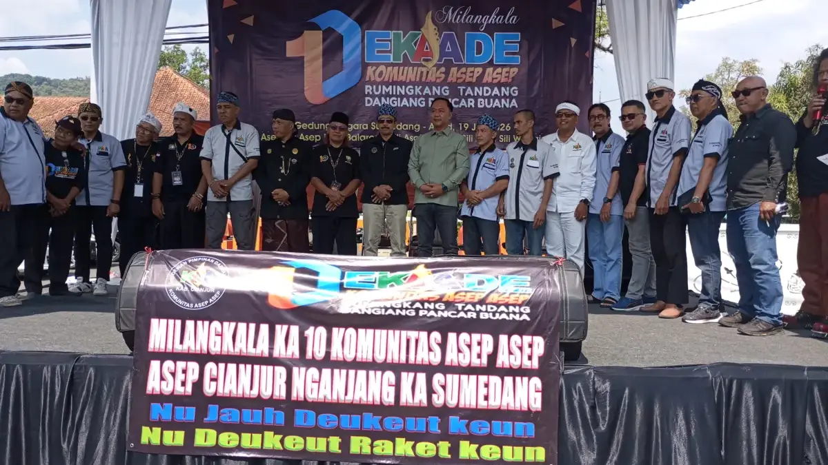 Satu Dekade KAA, Ketua DPD Sumedang Ajak Komunitas Terus Tebar Manfaat untuk Masyarakat Satu Dekade KAA, Ketua DPD Sumedang Ajak Komunitas Terus Tebar Manfaat untuk Masyarakat