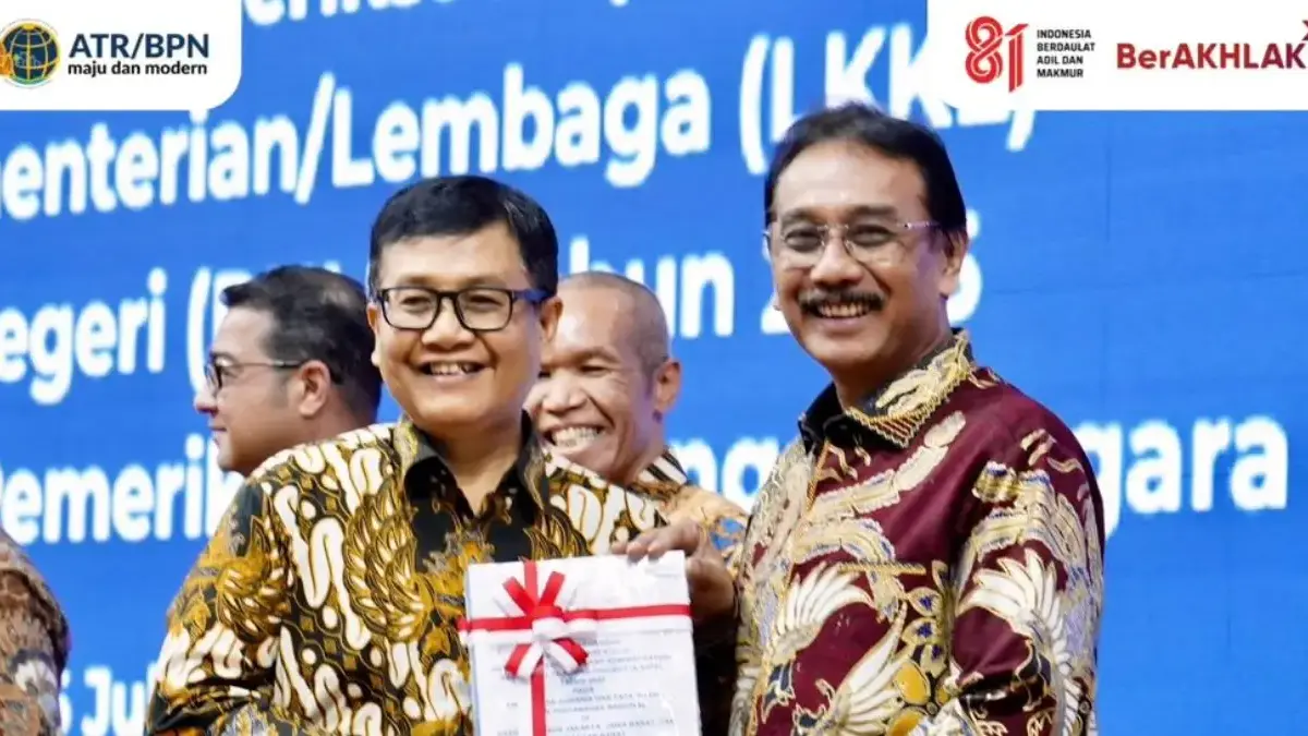 Tahun 2026 Kementerian ATR/BPN Kembali Peroleh Predikat WTP dari BPK RI