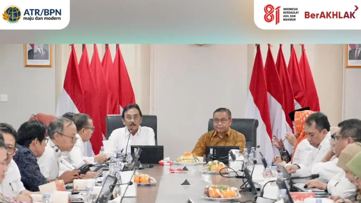 Evaluasi Semester II, Sekjen ATR/BPN Targetkan Capaian Kinerja 98% untuk Tahun 2026 Evaluasi Semester II, Sekjen ATR/BPN Targetkan Capaian Kinerja 98% untuk Tahun 2026