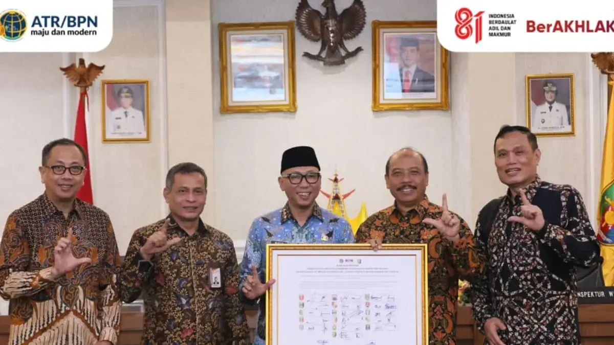 Wujud Komitmen Perubahan, Kementerian ATR/BPN Tawarkan Optimalisasi Kerja Sama dengan Pemda Se-Lampung Wujud Komitmen Perubahan, Kementerian ATR/BPN Tawarkan Optimalisasi Kerja Sama dengan Pemda Se-Lampung