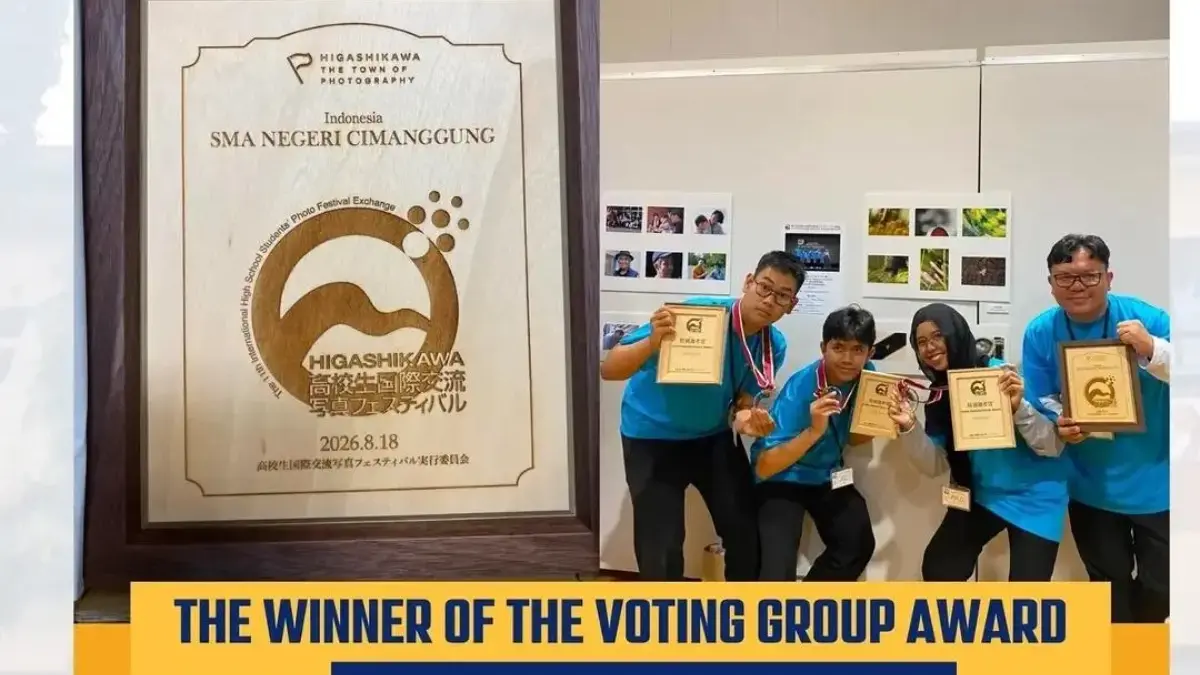Tim Fotografi SMAN Cimanggung Raih Award Voting Group di Jepang Tim Fotografi SMAN Cimanggung