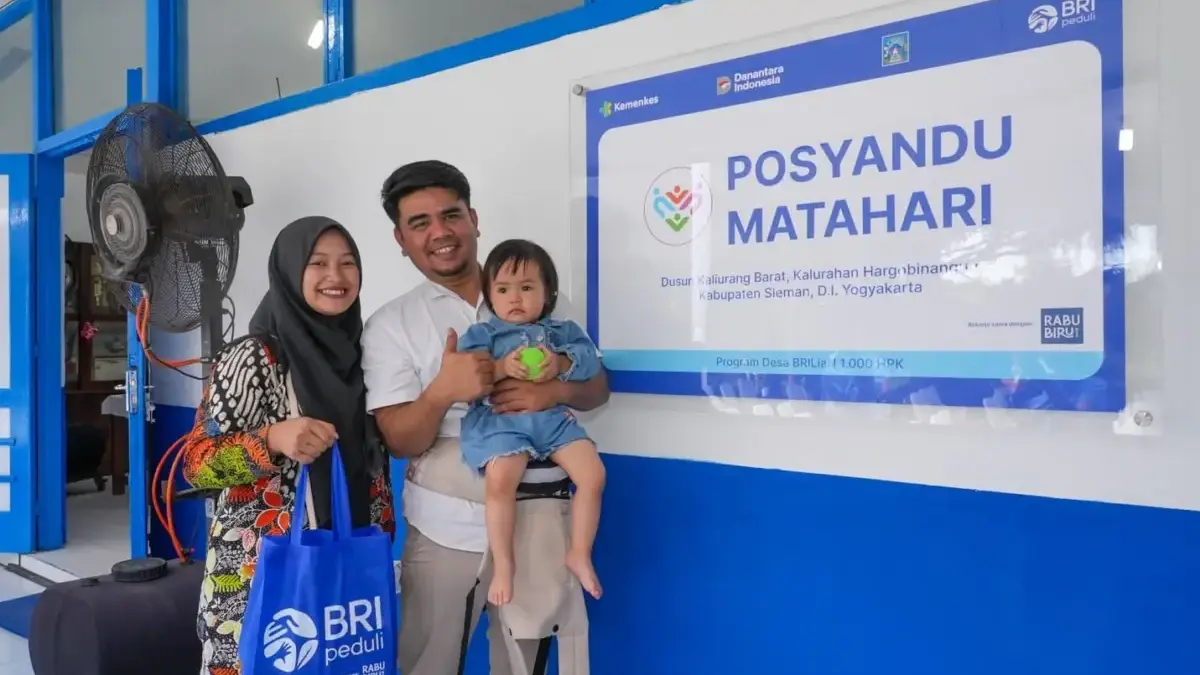 BRI Peduli Perkuat Layanan Kesehatan Ibu dan Anak melalui Posyandu Matahari di Desa Brilian Hargobinangun Desa Brilian Hargobinangun Sleman