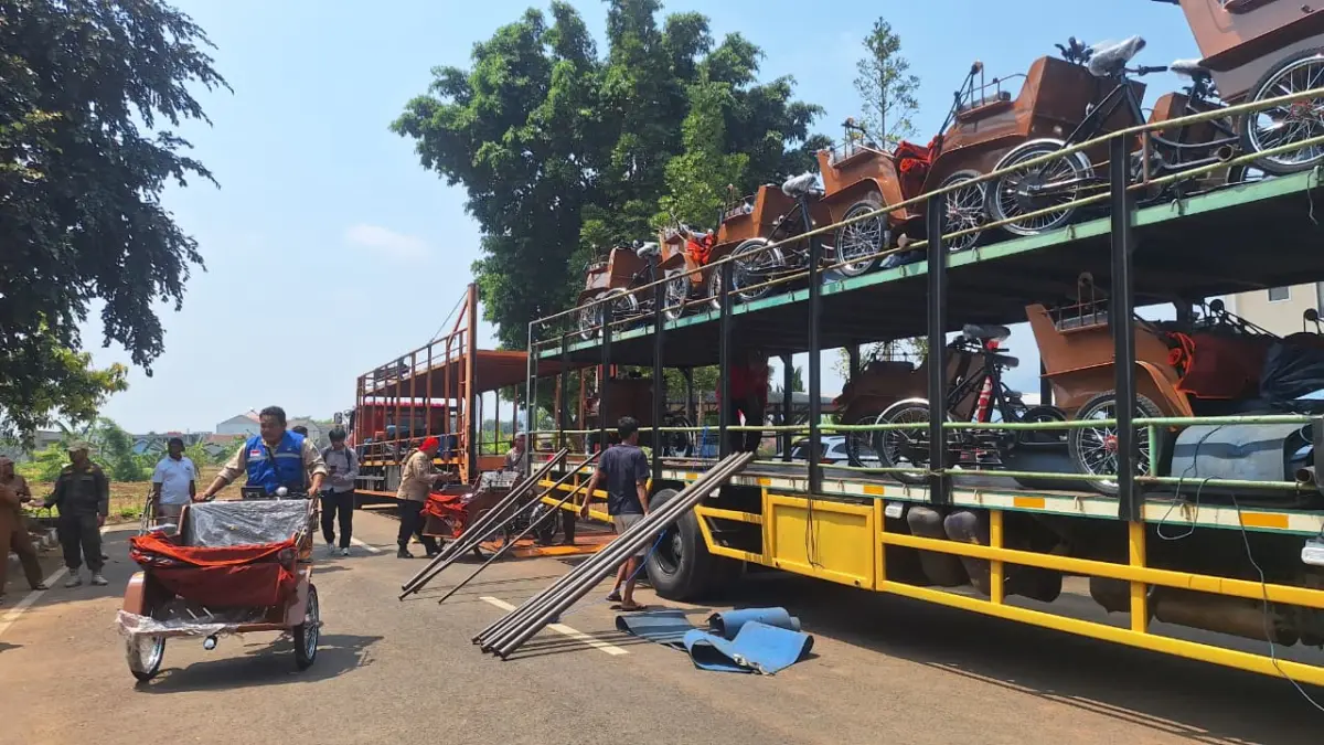 220 Becak Listrik Bantuan Presiden Prabowo Segera Dibagikan untuk Abang Becak Lansia di Sumedang 220 Becak Listrik Bantuan Presiden Prabowo Segera Dibagikan untuk Abang Becak Lansia di Sumedang