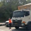 Kawal Pembatasan, Tronton Dilarang Masuk 